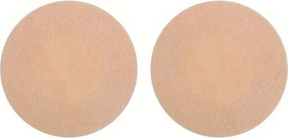 5 Pairs Round Nipple Covers | Nipple Stickers | Breast Covers | Nipple Stickers | Nipple Covers | Stick-on Bra | Beige