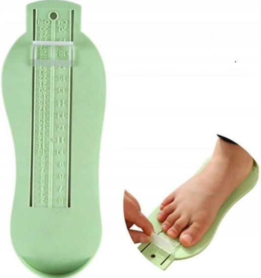 Child's Foot Measuring Tool | Child's Shoe Size Measuring Tool | Measuring Foot Size | Baby Shoe Measuring Tool | Baby Size Measurement | Green.