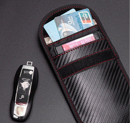 Anti RFID Wallet | Car Key Protector | Keyless Entry Protective Case | RFID Protective Case | Card Holder | Wallet | Phone Holder | 14 x 10 CM.