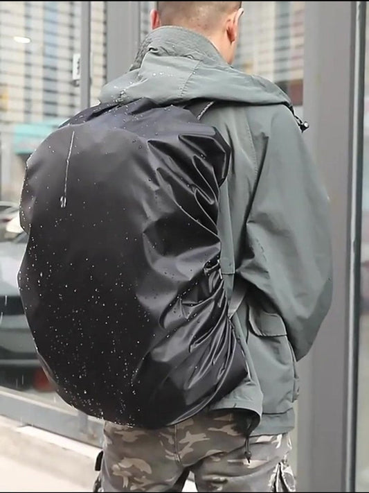 2x Rain Cover For Backpack | Backpack Rain Cover | Waterproof | Rain Cover Bag | Bag Protection Against Rain | 25-35 Liters | Black