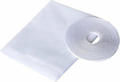 Set of 2 Insect Screens 60 x 200 CM | Window Screens | Insect Nets | Insect Mesh | Fly Screen | With Velcro Adhesive Strip | White
