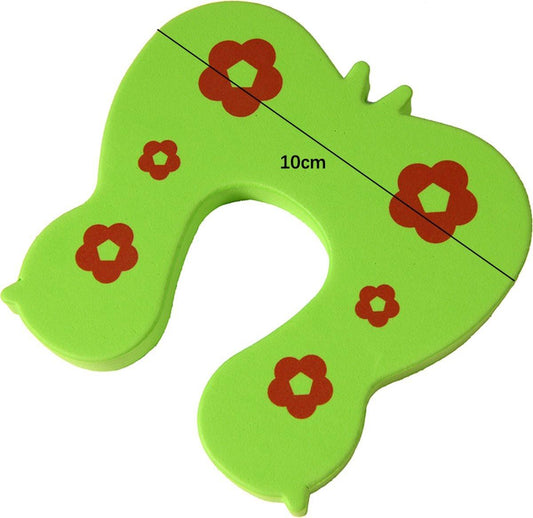 Door stopper Animal I Baby and child Door protector I Door protection I Foam / Foam I Animal door stopper I 1 piece I Green.