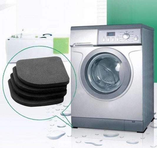 Washing machine vibration damper – washing machine dampers - Vibration Damper Pads - Black – 8 Pieces