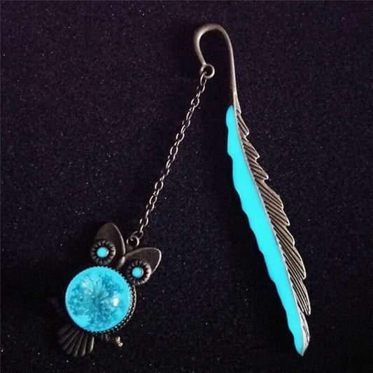 Glow in the dark Owl bookmark.