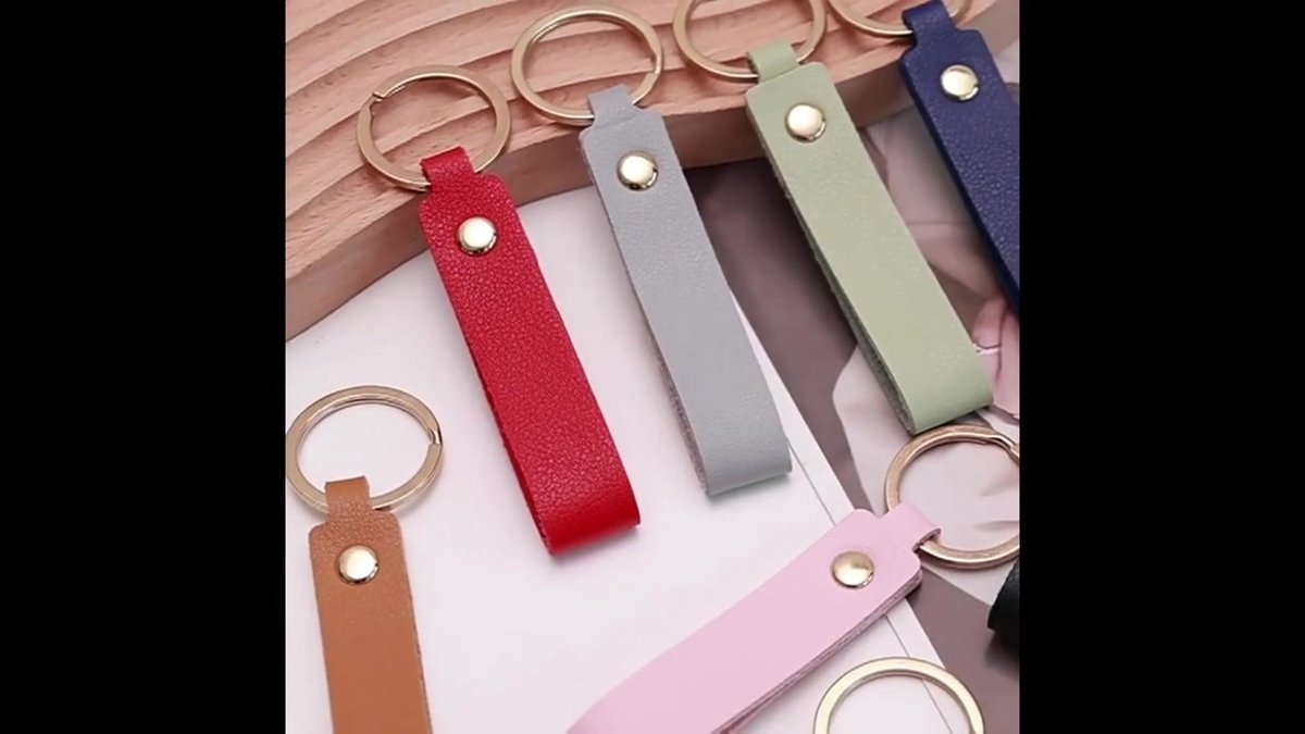 Keychain | Key Holder | PU Leather Keychain | Universal | Brown