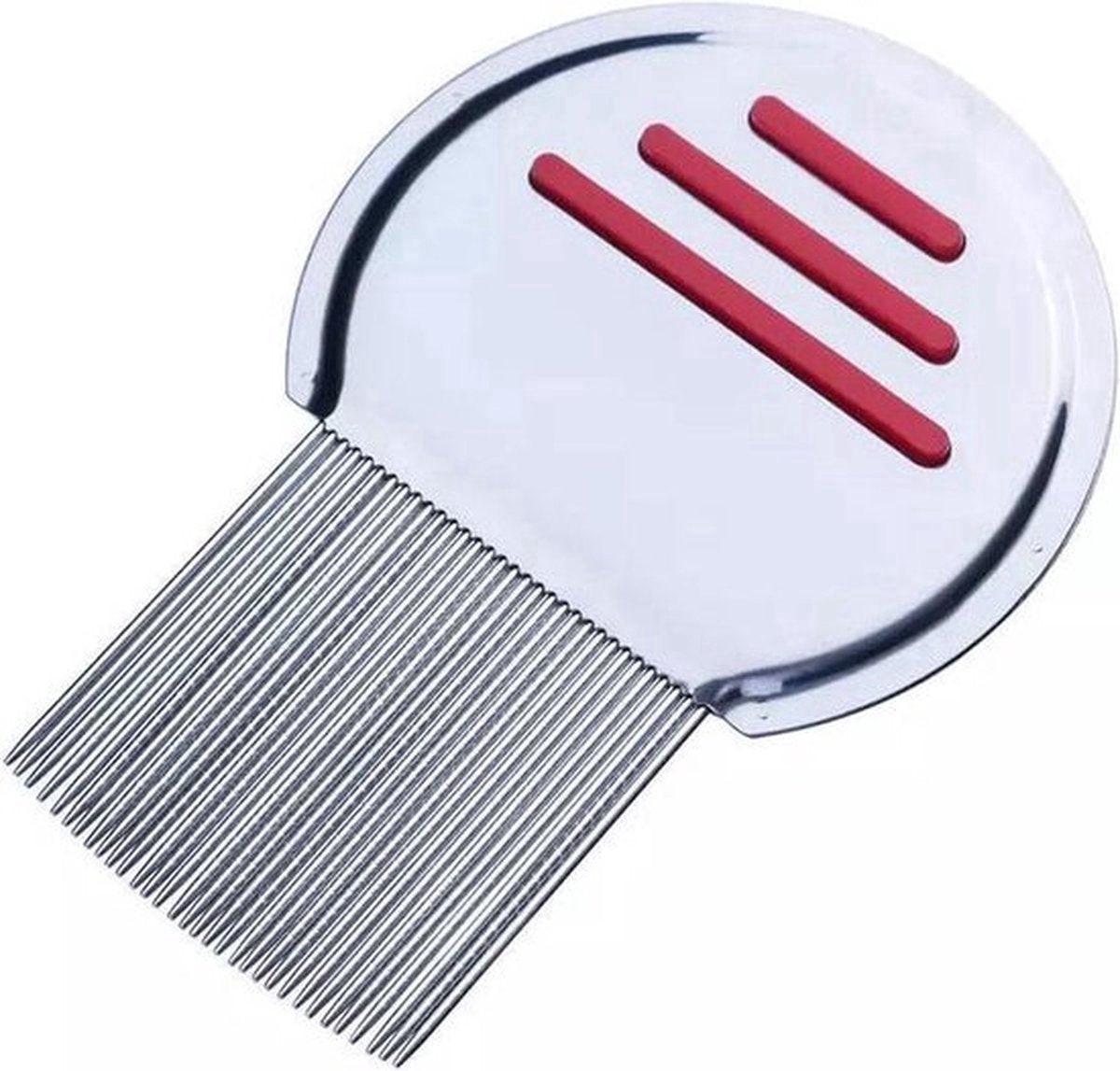 Set of 3 Lice Combs | Lice Brush | Flea Comb | Nits Comb | Dust Comb | Lice Remover | Stainless Steel | Green, Blue & Red.