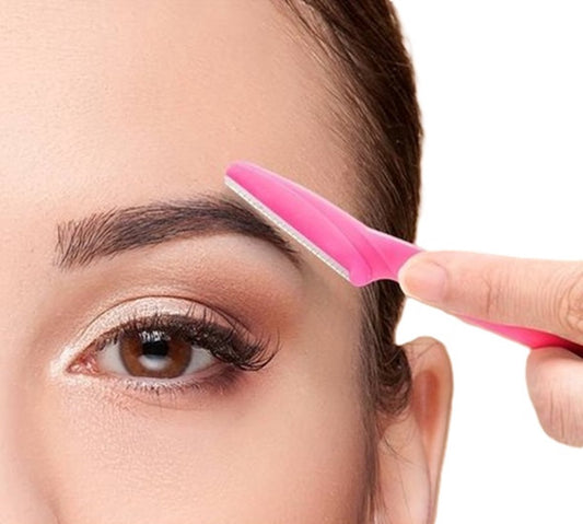 Eyebrow Scissors | Eyebrow Razor | Face Blade | Upper Lip Hair Removal | Hair Removal Blade | 6 Pieces