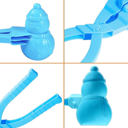 4 Pieces Snowball Maker for Children - Ball/Heart/Duck/Snowman - Safe PP Material.