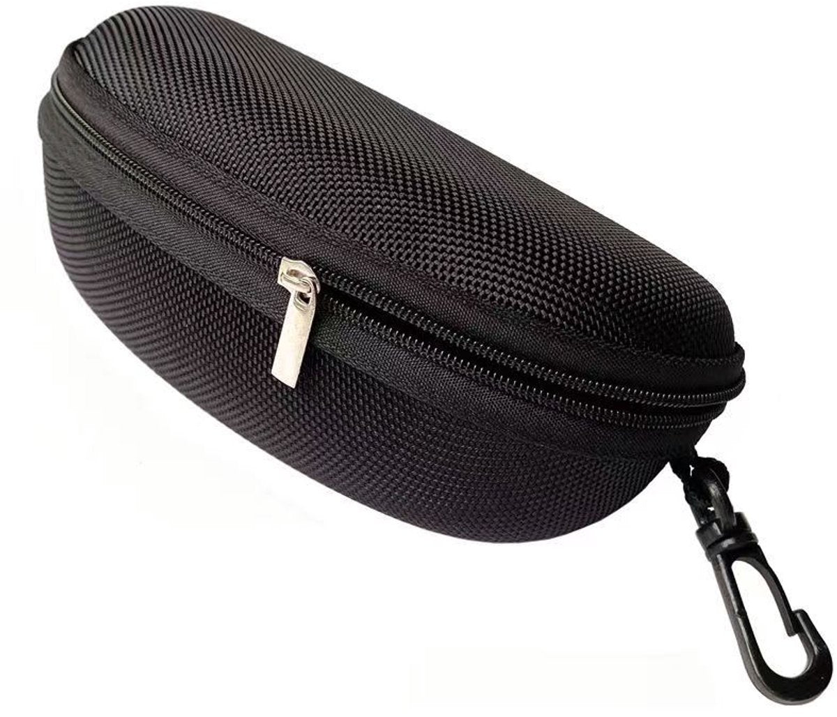 Portable Glasses Case Hard Case - Glasses Pouch - Waterproof Sunglasses Storage - Hard Box With Zipper and Olip - Durable Protective Case for Glasses