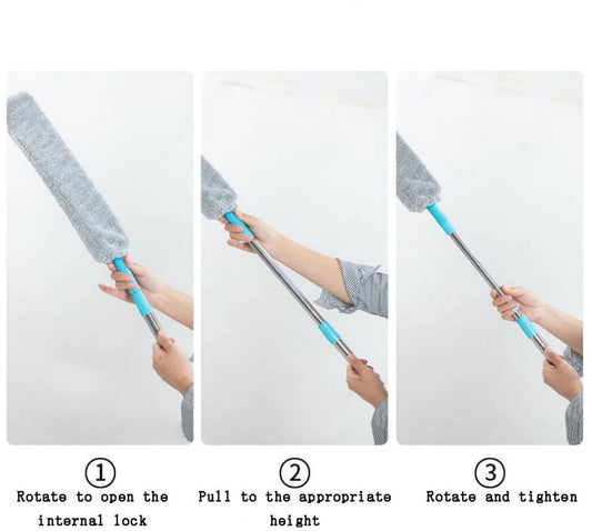 Underbed Dust Wiper – Extendable to 130cm, home use