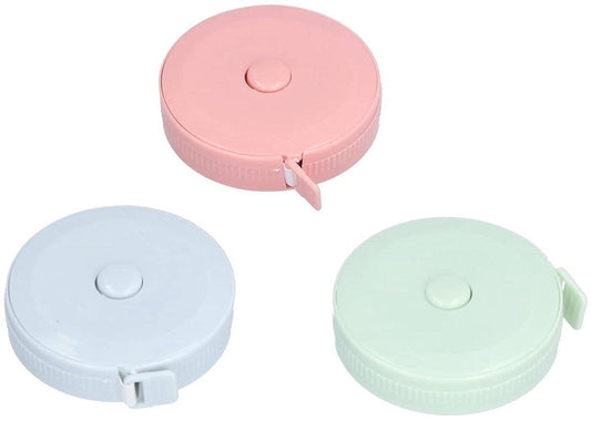 Measuring Tape - Mini Measuring Tape - Clothing Measuring Tape - 1.5 Meter Body Measurement - Soft and Flexible Ruler - For Tailors and Crafters (3 pieces).
