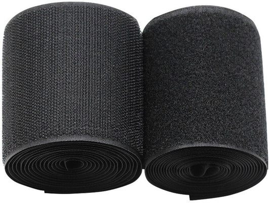Edge banding 10cm x 2m â Black nylon, non-adhesive, for sewing.