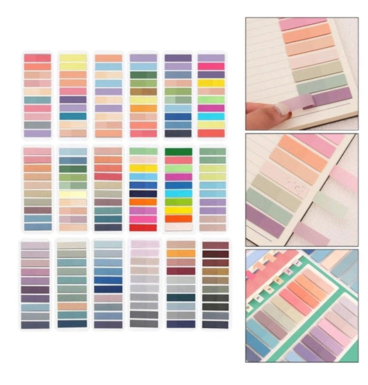 Color index stickers 2000-piece 1.6Ã0.5 inch â PET, page markers.