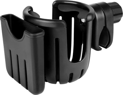 Stroller cup holder - Bicycle cup holder - Universal cup holder - 2-in-1 cup holder and phone holder - Suitable for strollers, bicycles, walkers, and wheelchairs.