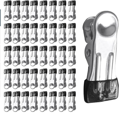 Stainless Steel Clothes Clips 40-piece – Strong, for outdoor use