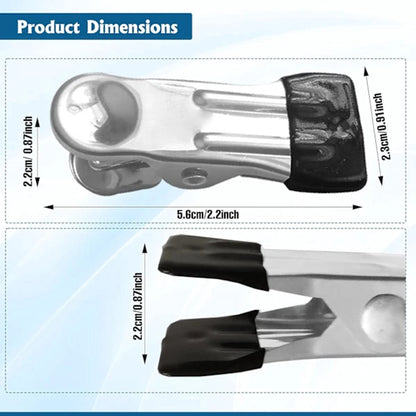 Stainless Steel Clothes Clips 40-piece – Strong, for outdoor use