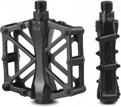 Foot pedals - 9/16 inch mountain bike foot pedals - with waterproof, sealed bearings - 2-pack