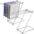 Kitchen Towel Holder, 4-Arm Kitchen Towel Rack for Drying Dishcloths Hand Towels, Foldable Free Standing Hand Towel Holder for Countertop Bathroom Kitchen Organization RV Essentials, 2 Pack