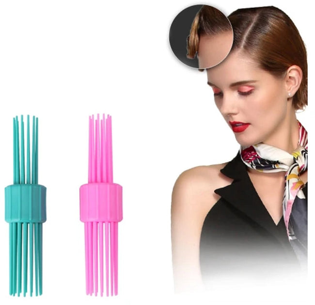 Hairdressing Tool 2-piece – Hair comb + roller curler Hover Image