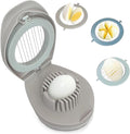 Egg slicer - stainless steel egg slicer - Suitable for slicing eggs - Multifunctional egg slicer - Comes with storage box - Also suitable for slicing eggs, strawberries, and other soft fruit.