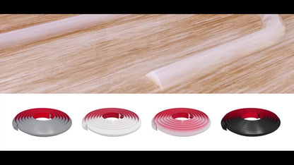 Shower Strip - Water Stopper - Shower Door Seal - Shower Threshold Leak Strip - 2.8*100cm - White - Self-Adhesive - Shower Threshold - Anti-water strip - for kitchen countertop, hob, bathtub