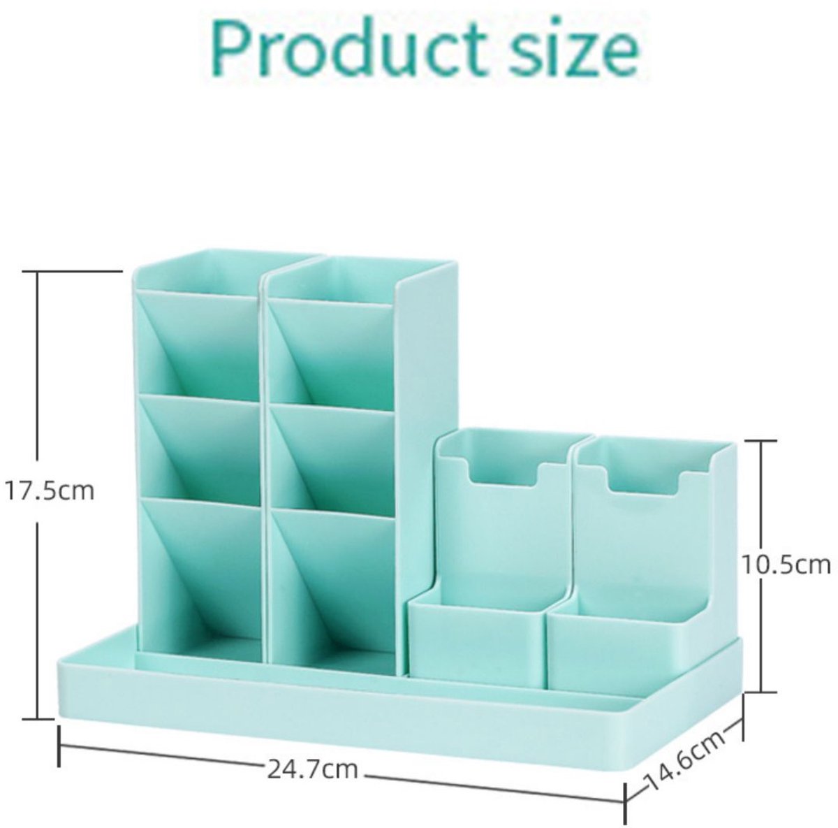 Pen Tray - 13 Compartments - Pen Holder - Desk Organizer - Pen Trays - Desk Organizer - Pen Case - Plastic - Removable - Storage System - Letter Tray - Desk Accessories - Pink