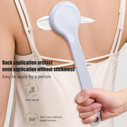 Lotion application aid - Professional back brush - Comfortable ergonomic grip applicator - back application aid - lotion application aid - Skin brush - Practical application aid - Bath brush - Shower brush - Body brush - Apply body lotion