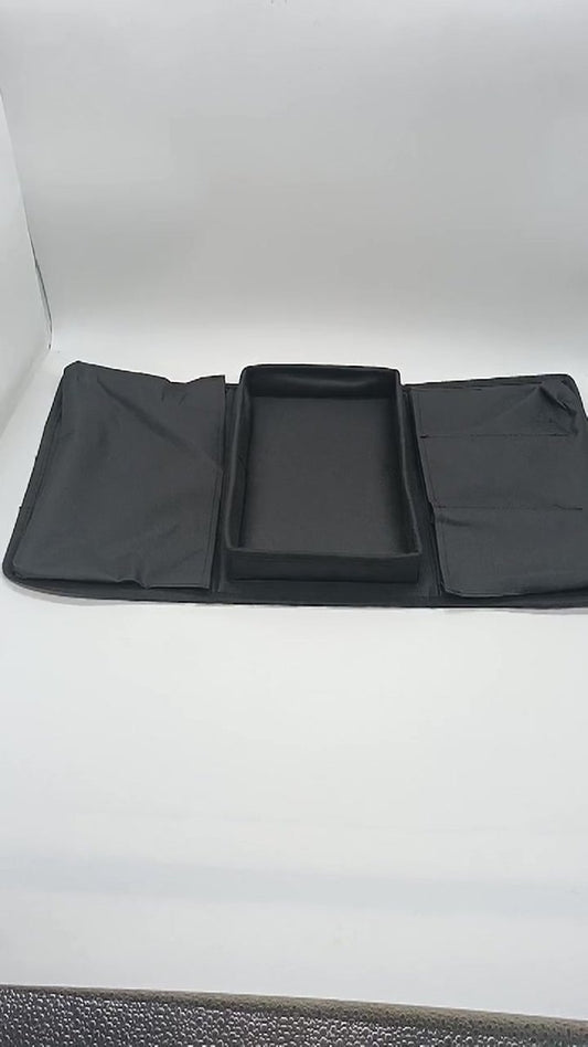 Sofa Tray with Organizer – Armrest Tray – Black