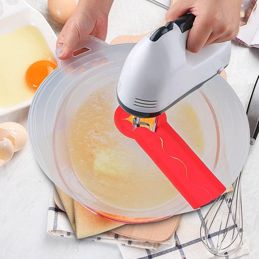 Immersion Blender Splatter Guard - Splash Guard - Splash Guard for Mixer - ø 34 Cm - Whisk & Beater - Silicone Anti-Splash Lid - Universal - Fits Most Immersion Blenders - Dishwasher Safe - Lid for Mixing Bowl - Kitchen Gadgets, Accessories - For Mixer