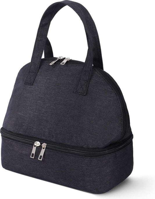 Insulated Lunch Bag - Family Picnic Bag - Reusable Waterproof Lunch Bags - Double Compartment Lunch Bags - Portable Lunch Box - For School Picnic Camping Travel - For Men Women.