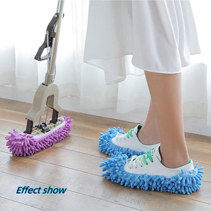 Shoe Covers - 5 Pairs - Mop Shoe - Shoe Cover - Shoe Protectors - Cleaning Shoes - Mop Shoes - Mop Slippers - Easy Cleaning - Mopping - Cleaning - Mop Set - Reusable - For Home, Office, Bathroom, Kitchen