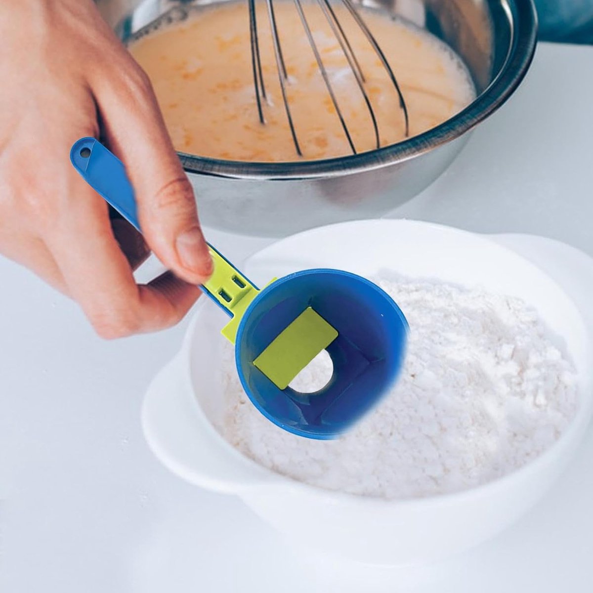 Measuring Spoon - Measuring Spoons - Measuring Spoons - Coffee Measuring Spoon - Coffee- Measuring Spoon - Coffee Scoop - Plastic - Blue - For Precise Weighing and Measuring