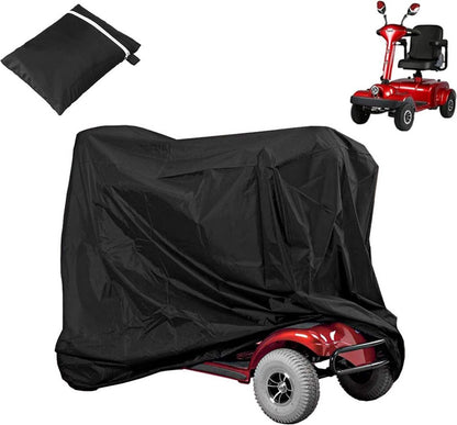 Mobility Scooter Protective Cover - Cover for Mobility Scooter - Mobility Scooter Cover - With Storage Bag - 140 x 66 x 91 cm - Protective Cover - Rain Cover - Cover - For Mobility - Scooter - Waterproof - Protects Against Dust - Dirt - Snow - Sunlight -
