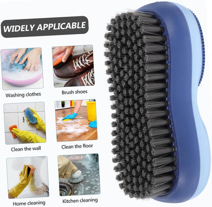 Hand Brush - Cleaning Brush - Cleaning Supplies - Hand Scrubbers - Soft Bristle Cleaning Brush - Scrubbing Brushes - Reusable Washing Brush for Washing Shoes - Multifunctional Cleaning Brush - For Cleaning Bathroom, Kitchen, Scho