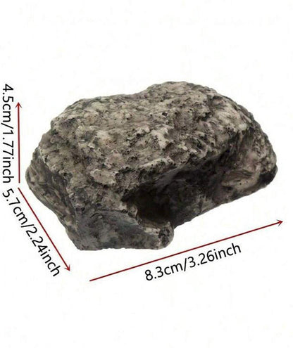 Fake Stone - Hollow Stone - Outdoor Hiding Place for House Keys - Plastic Fake Stone - Anti-Burglar - Security - Discreet - Safe Way to Hide a Key - Hide Keys in an Unfindable Hiding Place - 1 Piece.