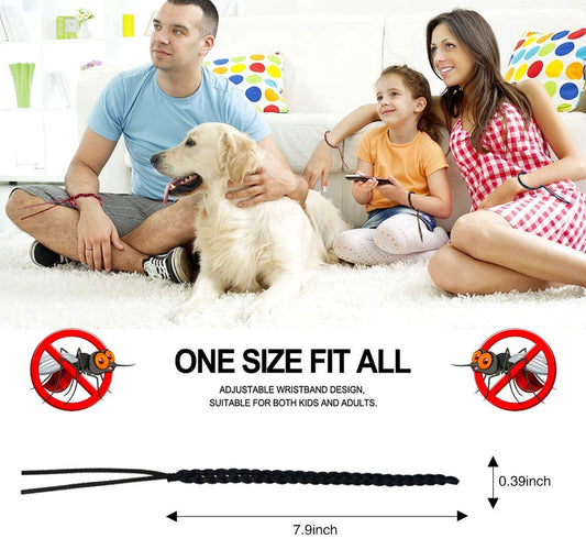 Anti-Mosquito Bracelet - 12 Pieces - Anti-Mosquito Bracelet - Insect-Repellent Wristband - Anti-Mosquito Stickers - Anti-Mosquito - Mosquito Protection - Anti-Mosquito - Mosquito Repellent - Suitable For Children Adults Camping Fishing Trip.