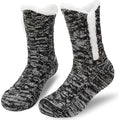 Socks - Plush Socks - Warm Socks - Winter Socks - House Socks - Fluffy Socks - Thick - Warming Quality - Comfort - Soft - Warm - with Plush Lining - Black - Unisex - Christmas Gift - Christmas - Gift - Perfect as a Christmas gift