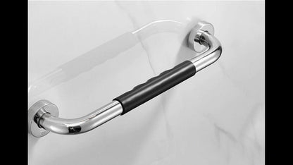 Wall Grab Bar - Extra Grip - Handle/Wall Grab Bar for Bathroom/Shower/Toilet - 30CM - Toilet Grab Bar - Bath Grab Bar - Shower Grab Bar - Non-Slip Grab Bar - Bathroom - Kitchen - Stairs - Kitchen Cabinet Handle - Furniture Hardware - Mounting Material Inc