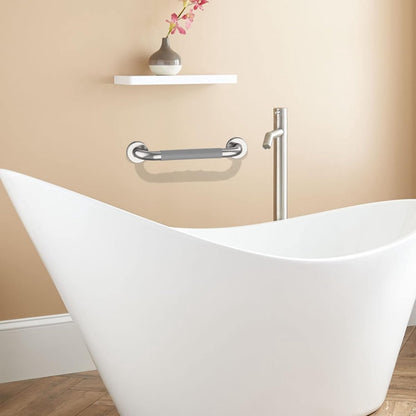Wall Grab Bar - Extra Grip - Handle/Wall Grab Bar for Bathroom/Shower/Toilet - 30CM - Toilet Grab Bar - Bath Grab Bar - Shower Grab Bar - Non-Slip Grab Bar - Bathroom - Kitchen - Stairs - Kitchen Cabinet Handle - Furniture Hardware - Mounting Material Inc