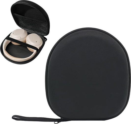Headphone Case - Hard Protective Case - Headphone Case - Headphone Case - Headphone Cover - Protective Case - Carrying Case - On-Ear/Over-Ear - Waterproof - Shockproof - For Most Brands/Bluetooth/HiFi/Wired Headphones/Gaming Headset - Black.