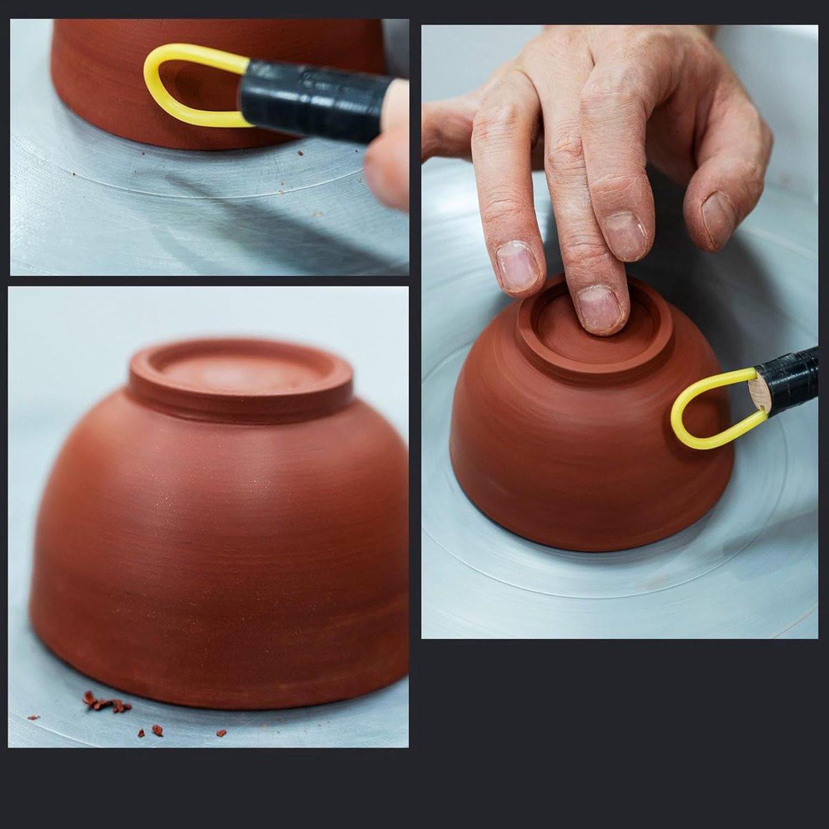 Clay Tools - Professional High Quality Pottery Modeling Modeling - Universal Modeling Tools - Sculpting - Earthenware Finishing Tools - Spatulas/Knives/Small Blades/Mirrets - for Beginners in Studios and Art Schools.