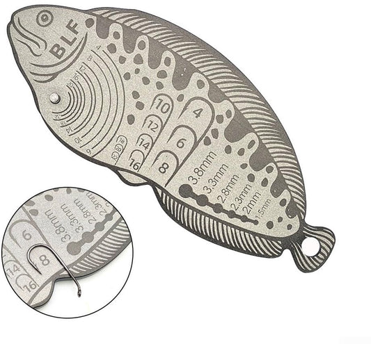 Fly Fishing - Professional Measuring Ruler - Portable Multifunctional - High Quality Fly Fishing - Fly Fishing - Fly Fishing - Handy Tool for Fishermen - Great Gift.