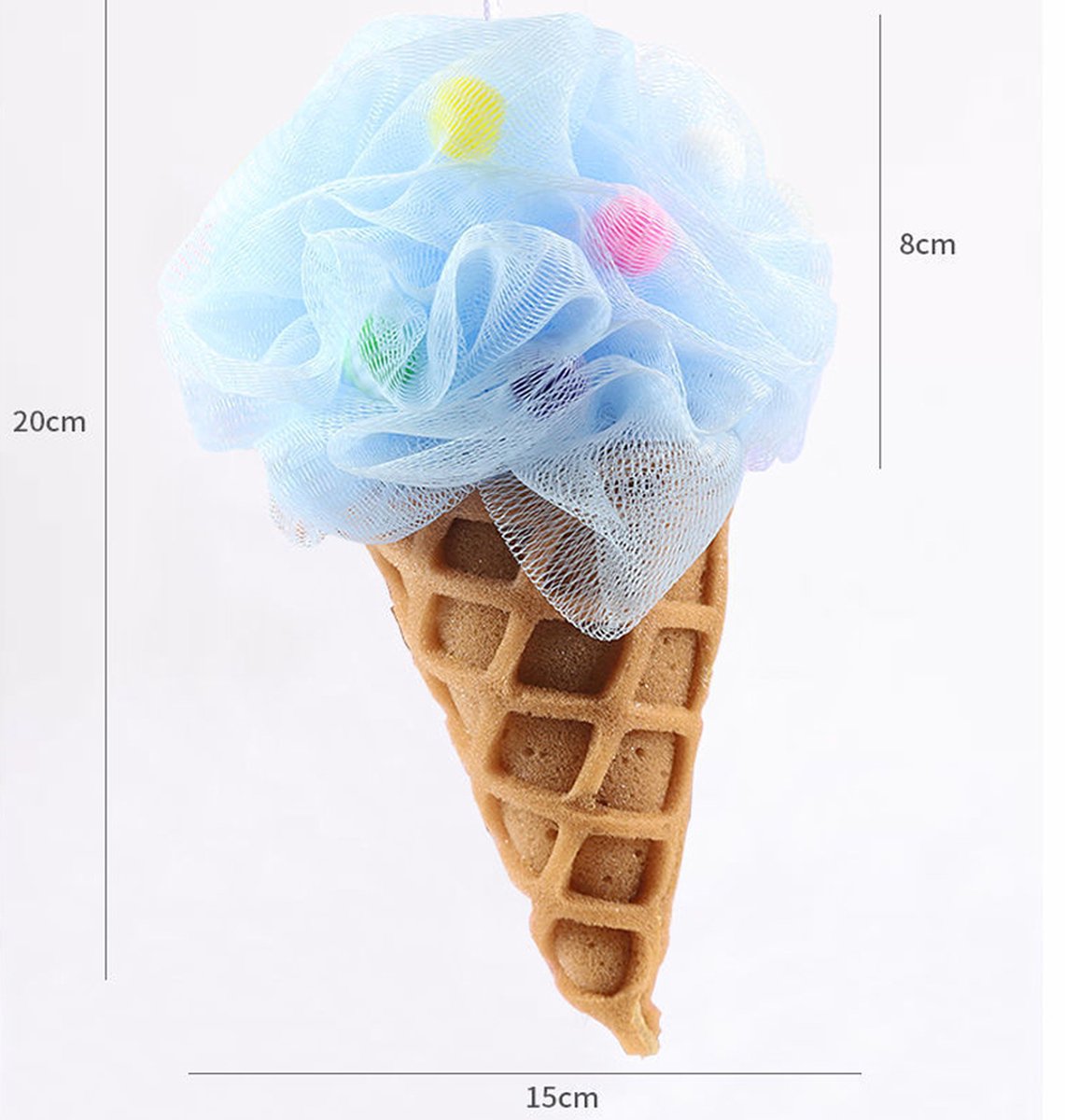 Bath Sponge - Shower Sponge - 3 Pieces - Shower Puff - Bath Sponge - Massage Sponge - Scrubbing Sponge - Bath Sponges - Soft Sponge - Bathroom - Bathroom Accessories - Shower - Reusable