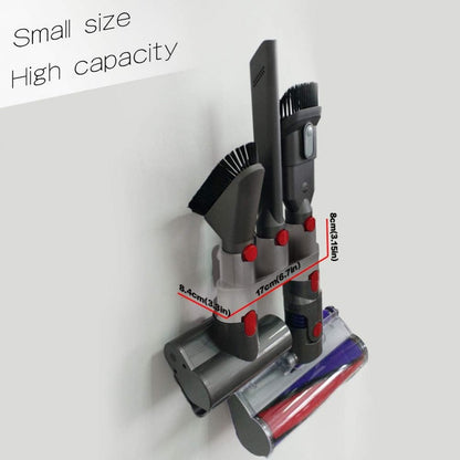 Wall Mount Suitable for Dyson Vacuum Cleaner V7/V8/V10/V11 Accessories - Suspension System - Wall Bracket - Wall Holder - Wall Mount - Docking Station - Can Hold 5 Accessories - Mounting Materials Included