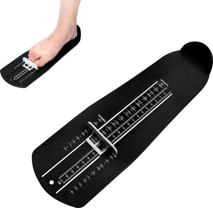 Shoe Size Meter - Foot Measuring Tool - Measuring Feet - Universal Measuring System - Child Shoe Size Meter - Shoe Measuring Tool - Measurement - Children and Adults - Find the Perfect Fit - Measurement Chart - Up to 31 cm - Shoe Size 19 - 48 - Black.