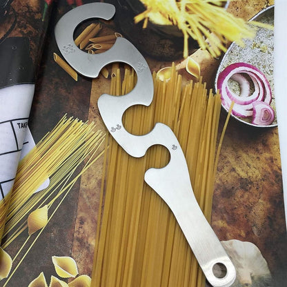 Spaghetti Measurer - Professional Pasta Measuring - 4-Hole S-Shaped Portable Spaghetti Meter - Multifunctional Spaghetti Meter - Universal Pasta Meter - Spaghetti Portioner - Spaghetti Measuring - Small Spaghetti Measurer - Fast Efficient Pasta Measuring