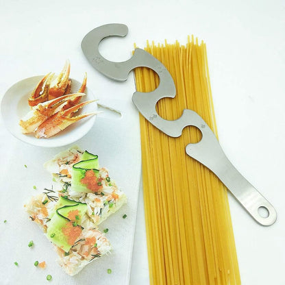 Spaghetti Measurer - Professional Pasta Measuring - 4-Hole S-Shaped Portable Spaghetti Meter - Multifunctional Spaghetti Meter - Universal Pasta Meter - Spaghetti Portioner - Spaghetti Measuring - Small Spaghetti Measurer - Fast Efficient Pasta Measuring