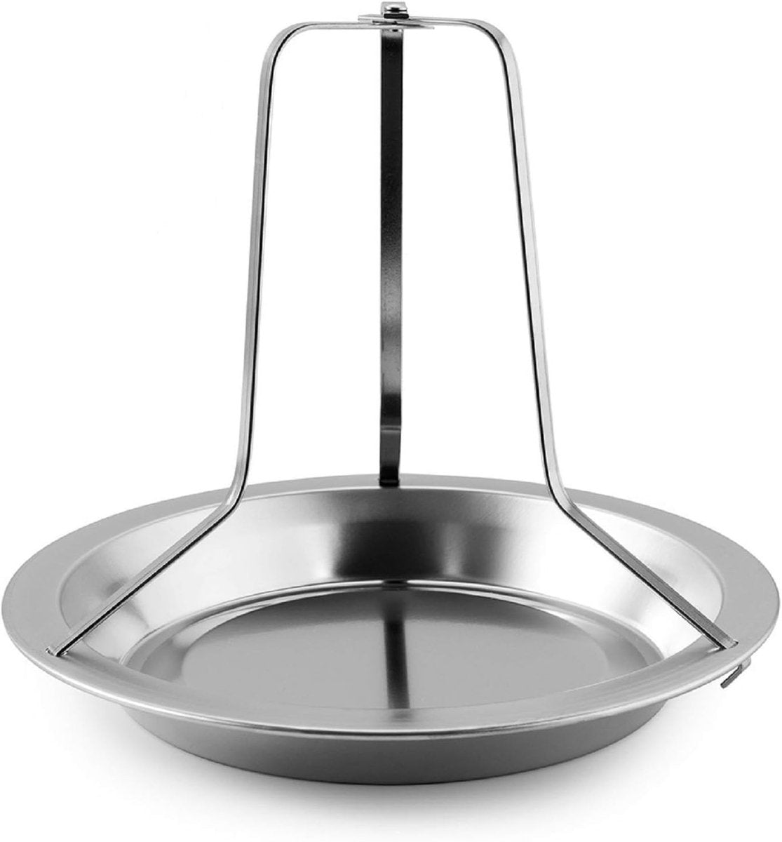 Chicken Grill - BBQ collection - Suitable for oven or barbecue - Chicken Grill for the Barbecue - Chicken Grill - Chicken Holder - Grilling Chicken - Chicken holder - Easy to clean - Removable - Beer Can Chicken - Stainless Steel - Silver