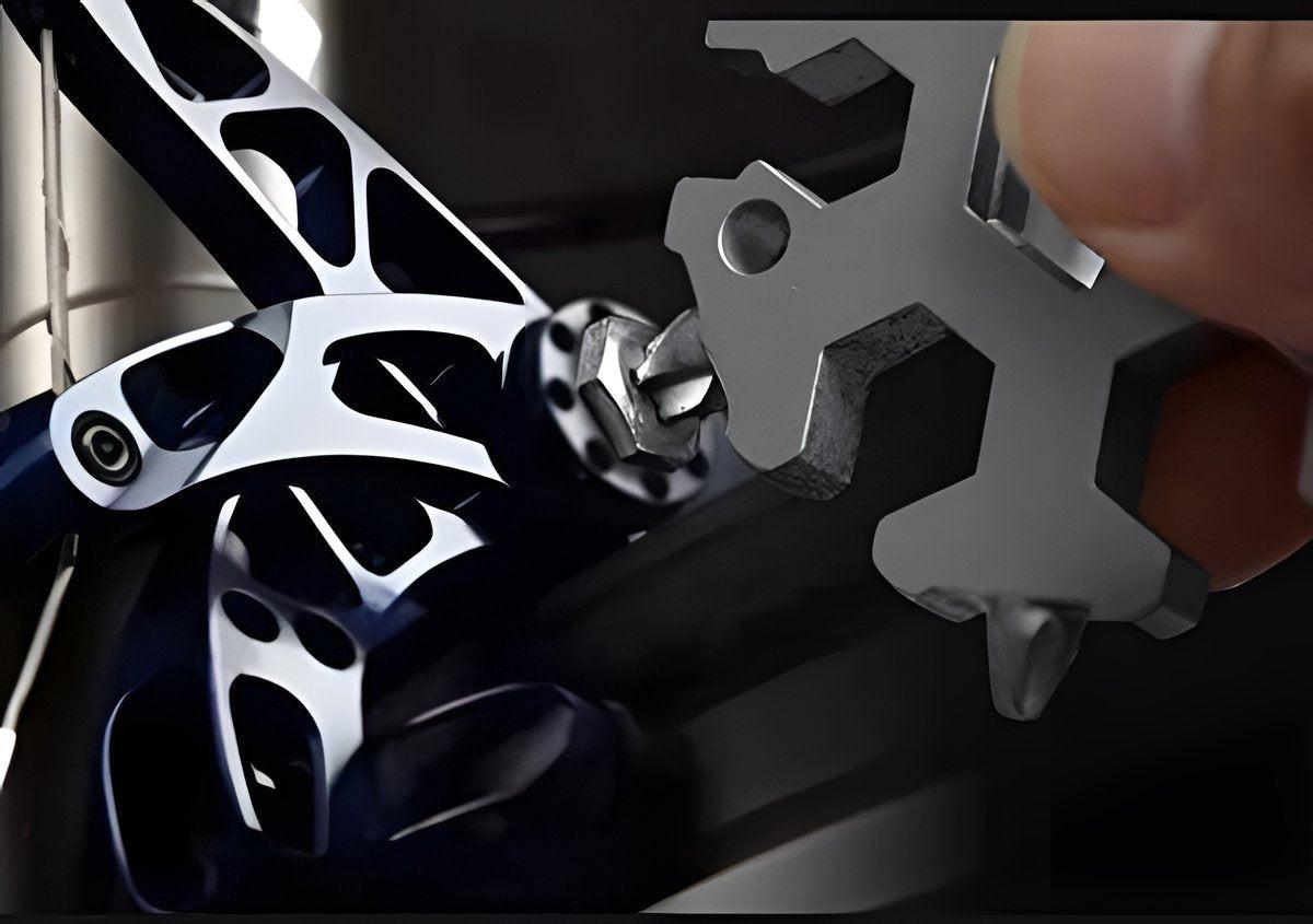 18-in-1 - Snowflake Keychain - multi-tool portable keychain - Wrench - screwdriver - bottle opener - Multi-tool - universal tool - multi-tool card - compact - pocket - outdoor adventure tool - Gift - stainless.