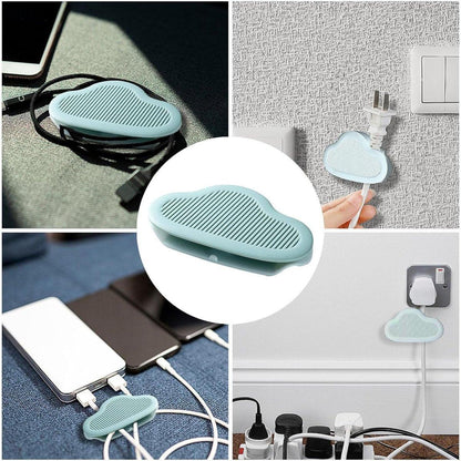Cable Clips - 8 Pieces - Wire Organizer - Cable Holder - Cable Management - Cable Ties - Cable Organizer - Cable Organizer - Self-Adhesive - For Desk/Wall/Car/Office - For Headphones/Mouse/USB Cable.